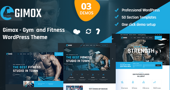 Gimox - Gym and Fitness WordPress Theme