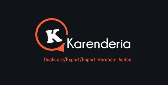 KMRS Duplicate/Export/Import Merchant Addon