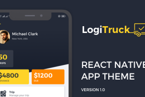 Logi Truck React Native Theme
