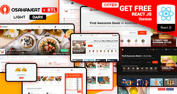 Osahan Eat - Online Food Website HTML Template