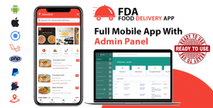 ionic 5 Food delivery App for Android & ios with complete Admin Panel (Ready to use app)