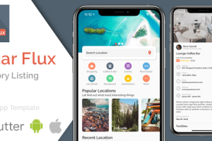 Listar Flux - mobile directory listing app template for Flutter