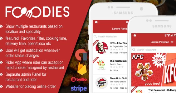 Restaurant Food Delivery & Ordering System With Delivery Boy - iOS