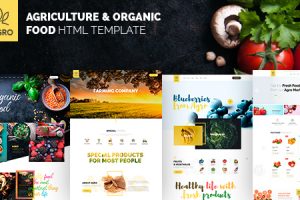 Agro - Agriculture & Organic Food HTML Template Pack