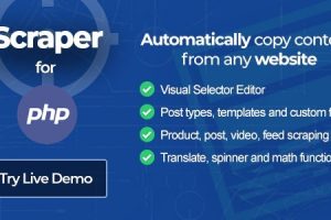 Scraper - Content Crawler PHP Edition