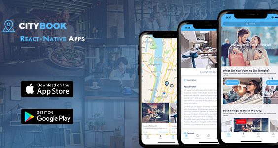 CityBook - Listing Directory React Native mobile app