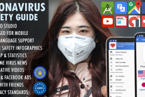 CoronaVirus (COVID-19) Safety Guide -  Multi Language + Real-time Map & Stats + Live News + AdMob