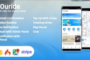 Ouride - Transportation App With Customer App, Driver App, and Admin Panel