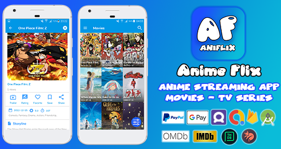 AniFlix - Anime Flix - Anime Streaming Android App - Movies - TV Series