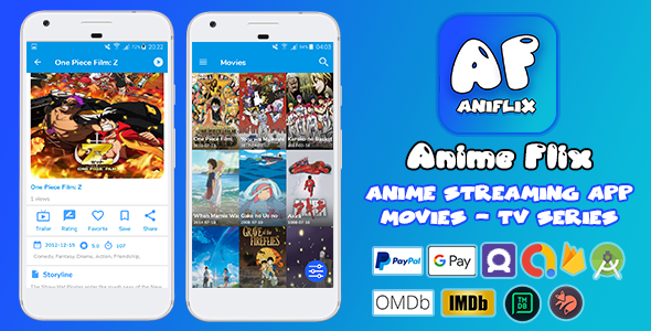 AniFlix - Anime Flix - Anime Streaming Android App - Movies - TV Series