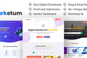 Marketum | Digital Product Marketplace WordPress Theme