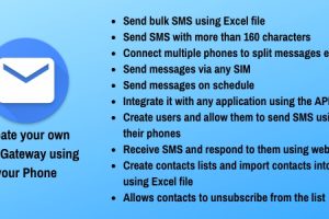 SMS Gateway - Use Your Phone as SMS Gateway