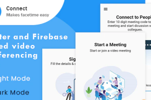 Connect Flutter based Video conferencing App