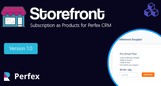Subscription as Products for Perfex CRM