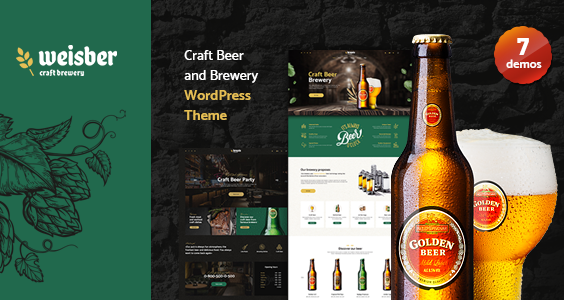 Weisber - Craft Beer & Brewery WordPress Theme