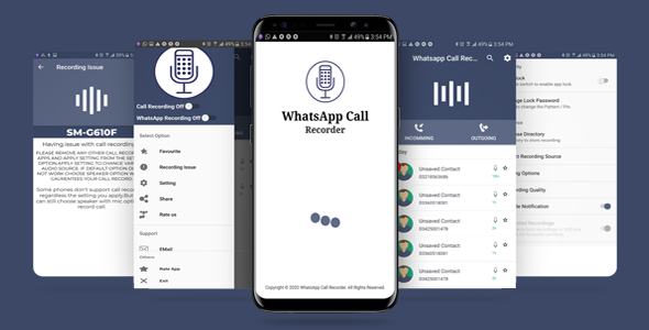 Whatsapp Auto Call Recorder with Admob Ads