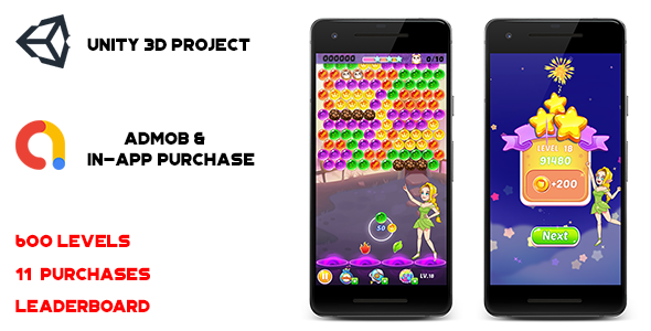 Nikki Bubble Shooter Unity 3d Game for Android & IOS