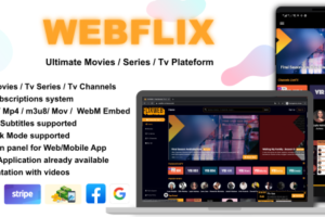 WebFlix - Movies - TV Series - Live TV Channels - Subscription