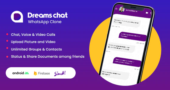 DreamsChat - WhatsApp Clone App