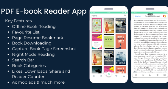 PDF Ebook Reader App + Admin App
