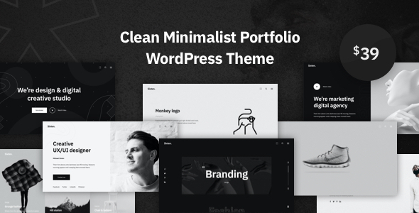 Sixten - Minimalist Portfolio WordPress Theme