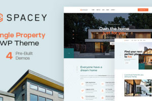 Spacey - Single Property WordPress Theme
