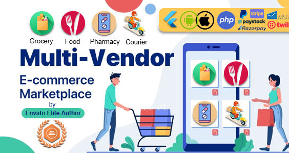 GoMarket | Food, Grocery, Pharmacy & Courier Delivery App | Multi-Vendor Marketplace