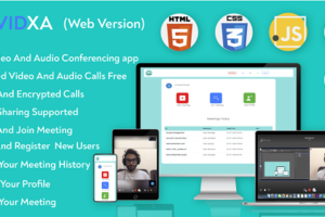 Vidxa (WEB)- Free Video Conferencing  for Live Class, Meeting, Webinar, Online Training