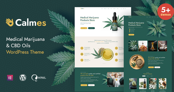 Calmes - Medical Marijuana & Coffeeshop WordPress Theme