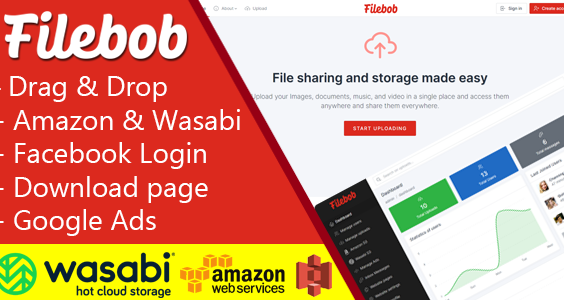Filebob - File Sharing And Storage Platform