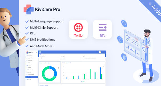 Kivicare Pro - Clinic & Patient Management System EHR (Add-on)