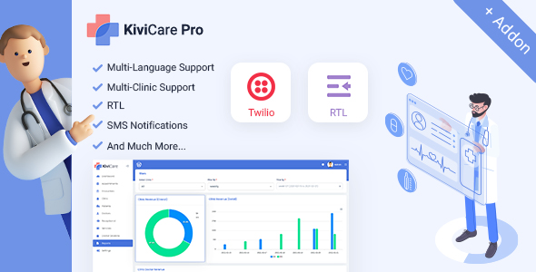 Kivicare Pro - Clinic & Patient Management System EHR (Add-on)