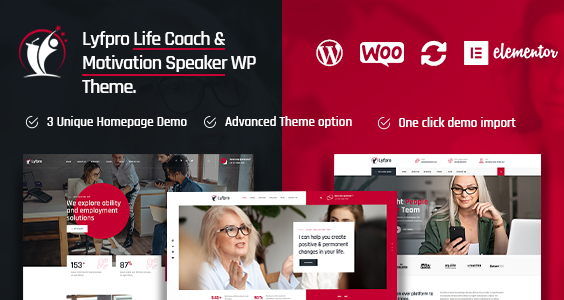 Lyfpro - Life Coach WordPress Theme