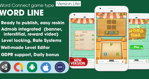 ANDROID Word Line - Unity Template Project