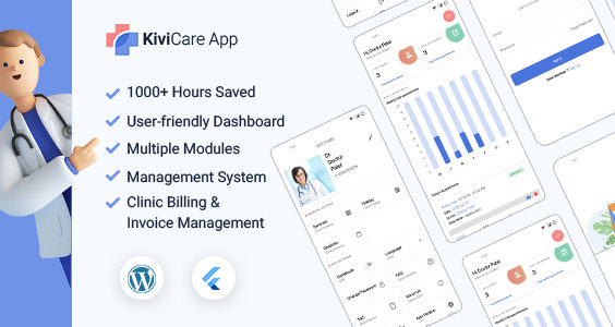 KiviCare Flutter App – Clinic & Patient Management System
