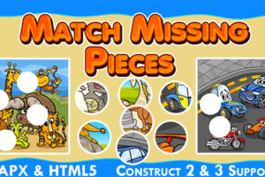 Match Missing Pieces Game (CAPX and HTML5) Kids Learning Game