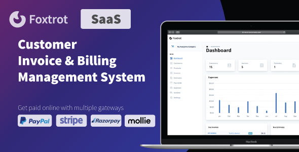 Foxtrot SaaS - Customer, Invoice and Expense Management System