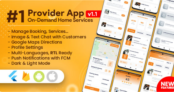 Service Provider App for On-Demand Home Services Complete Solution