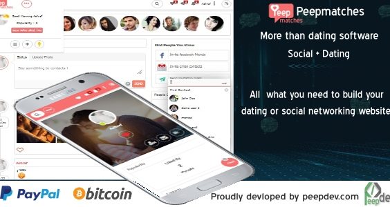 Peepmatches - The ultimate php dating and social script