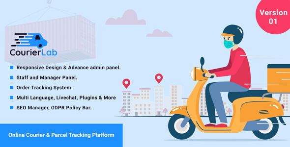 CourierLab - Online Courier And Parcel Tracking Platform