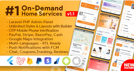 On-Demand Home Service Handyman Booking App