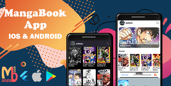 MangaBook - Flutter Manga App with Admin Panel