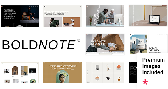 Boldnote - Portfolio and Agency Theme