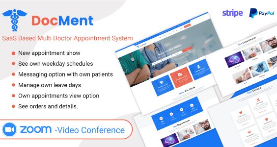 DocMent - SaaS Based Multi Doctor Appointment System
