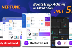 Neptune Admin Template for Asp.Net Core