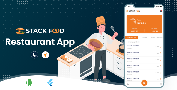 StackFood Multi Restaurant - Food Ordering Restaurant App V1.1