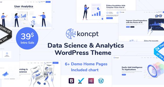 koncpt - Data Science & Analytics WordPress Theme