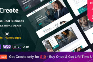 Creote - Consulting Business WordPress Theme