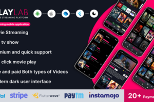 PlayLab - Cross Platform on Demand Movie Streaming Mobile Application