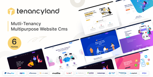 TenancyLand - Multi-Tenancy Multipurpose Website CMS